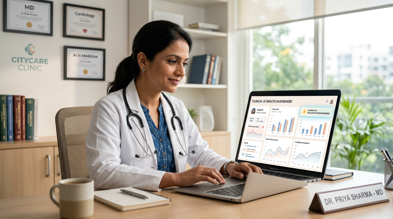 Person in calm wellness setting with natural light