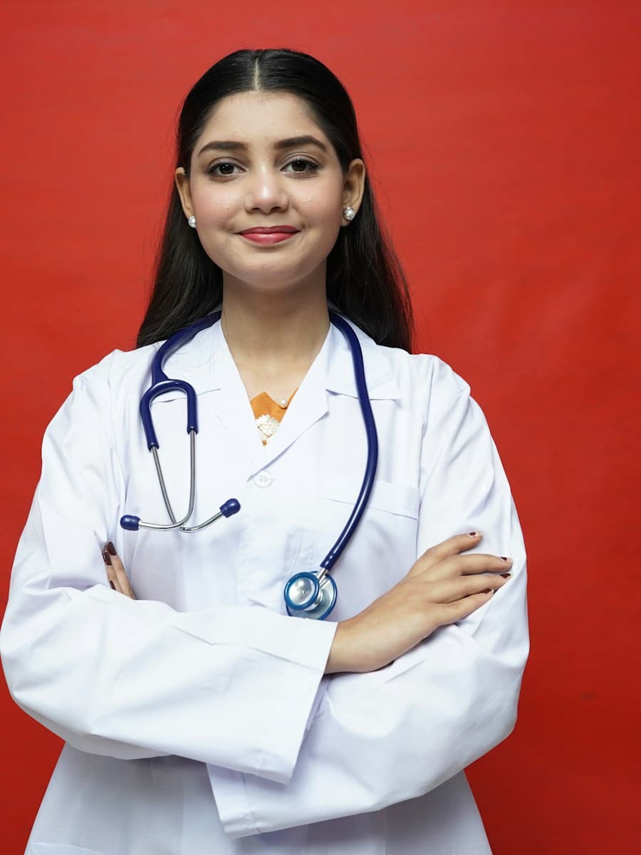 Friendly healthcare professional